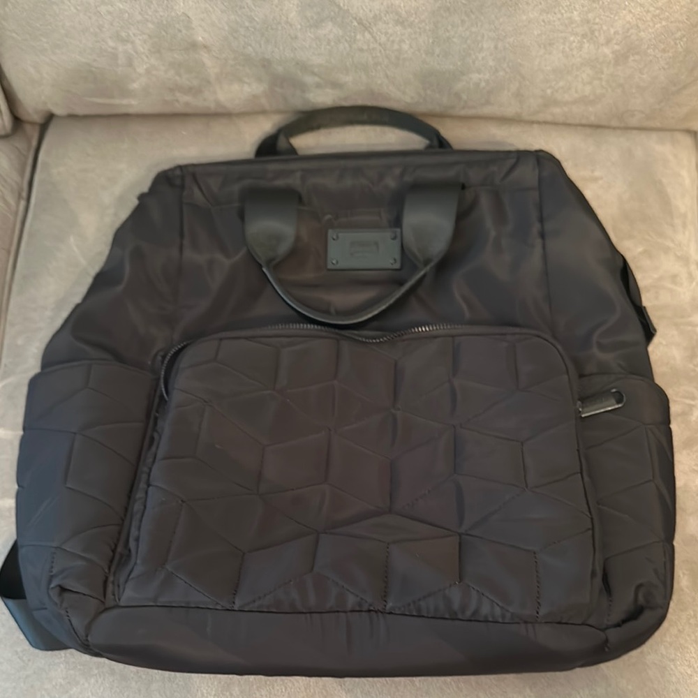 Steve Madden Black Quilted Backpack